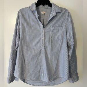 J Crew pin stripe button up